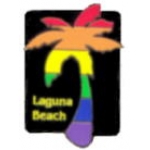 CITY OF LAGUNA BEACH, CA RAINBOW PALM TREE PIN